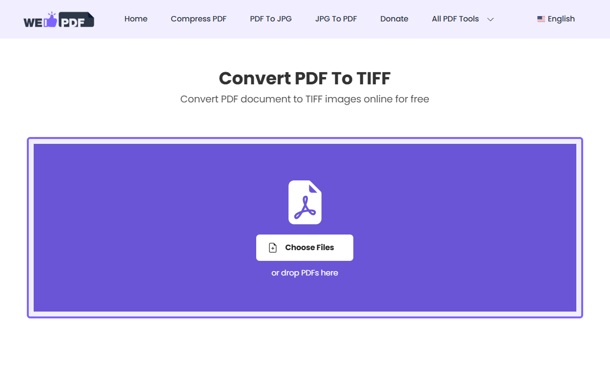 Convert PDF to TIFF