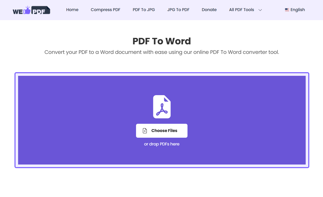 Convert PDF to Word