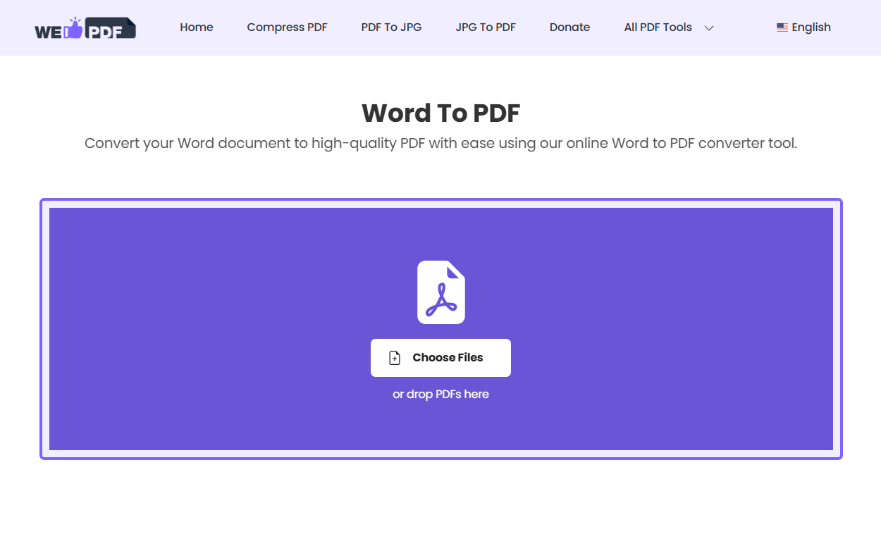 Convert Word to PDF